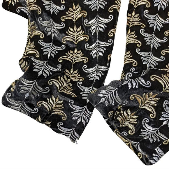 New Frances Valentine Petrie Metallic Embroidered Pants - Picture 7 of 13